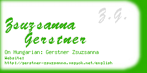 zsuzsanna gerstner business card